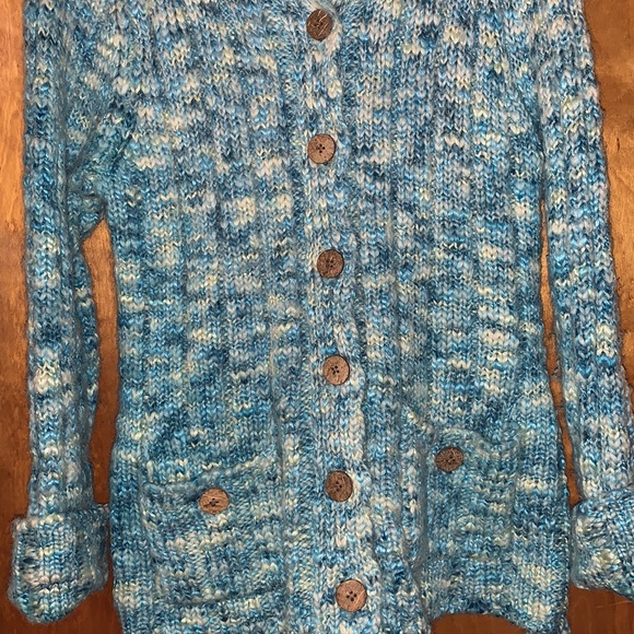 Wool Sweater in Shades of Blue - Picture 2 of 5